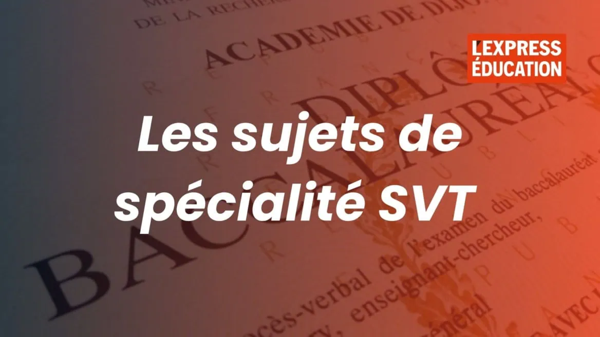 Sujets de spécialité SVT baccalauréat, annales, corrigés et ressources pédagogiques.