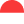 Bouton circulaire bicolore rouge et blanc, disque bisecté horizontalement, icône symétrique.