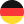 Badge rond du drapeau allemand tricolore noir rouge doré.