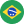 Icône du drapeau du Brésil vert jaune bleu, symbole national, pictogramme.