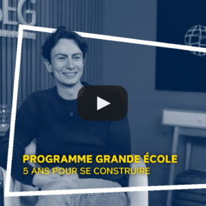 Programme Grande École IÉSEG 5 ans, témoignage étudiant en vidéo.