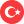 Emblème de la Turquie: croissant et étoile blancs sur disque rouge.