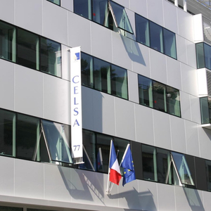 Façade moderne du CELSA, concours du CELSA et admission CELSA.
