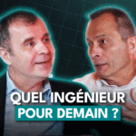 Deux ingénieurs débattent de lavenir et de la technologie dans un portrait dentretien.