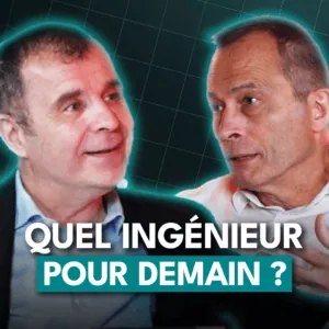Deux ingénieurs débattent de lavenir et de la technologie dans un portrait dentretien.