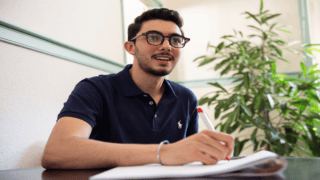 Un étudiant de TSM.