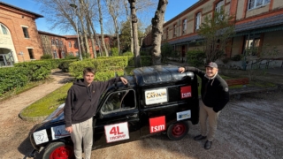 L'équipage Sirocco Toulousain au 4L Trophy.